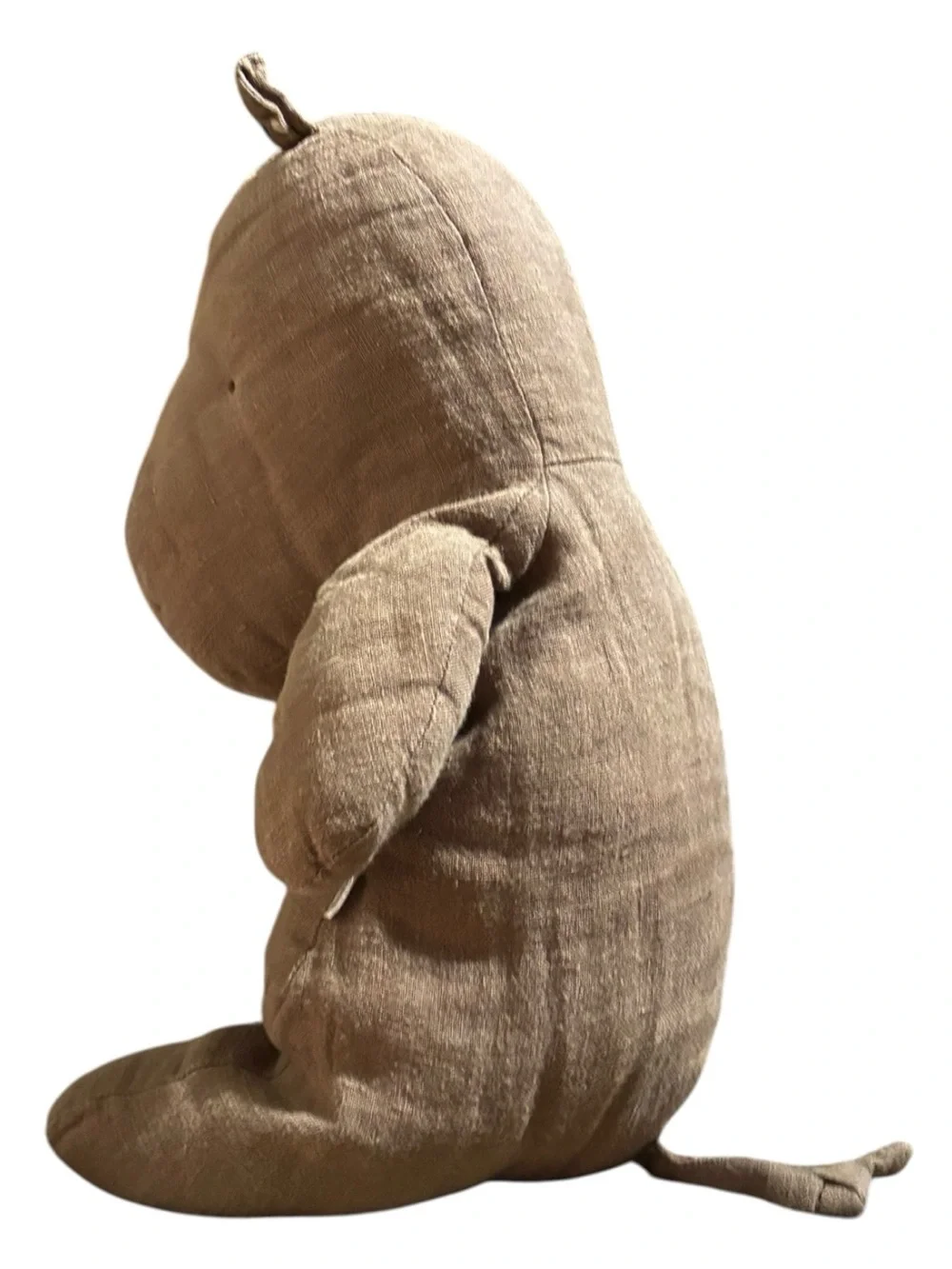 MAILEG Brown Plush Rhino Toy